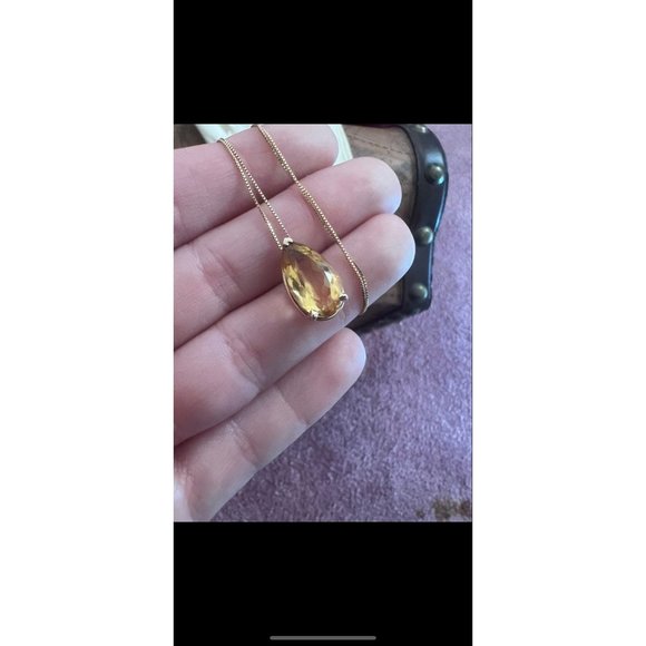 Solid 14k gold genuine 6ctw citrine #072208 - Picture 11 of 11